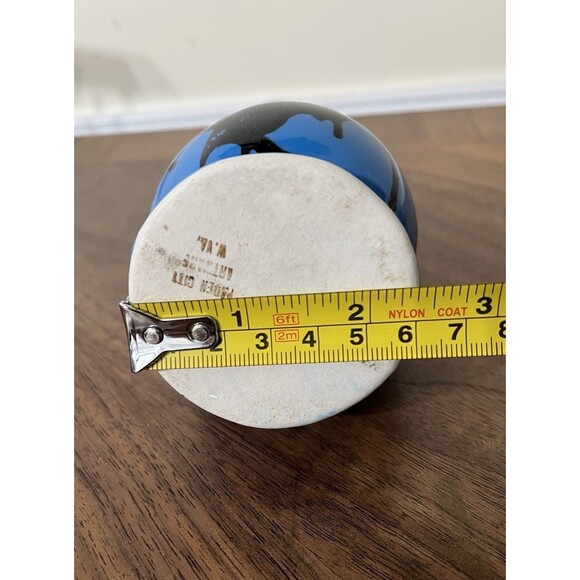 Paden City Artware Ceramic Pitcher Vase Modern Farmhouse Country Boho Blue - Picture 10 of 10